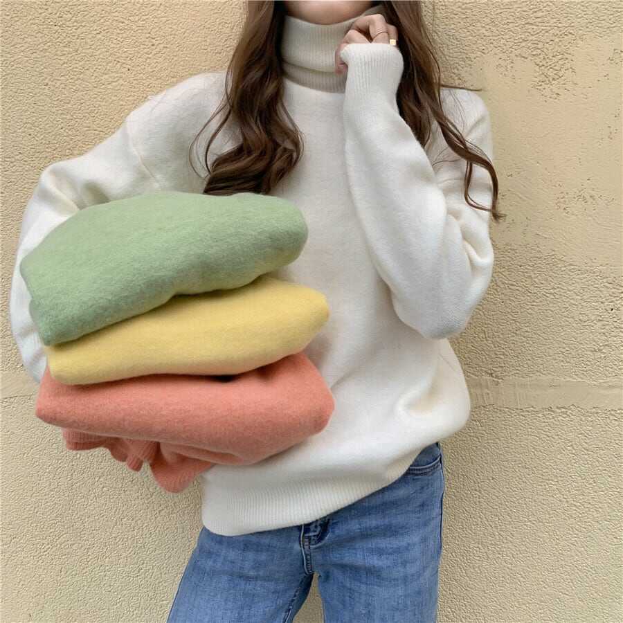 トップス ニットソー セーター 白トップス 袖あり 長袖 ドロップショルダー タートルネック ニット かわいい 大人可愛い きれいめ シンプル カジュアル 大人 おしゃれ お洒落 かっこいい wto0