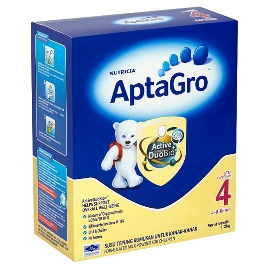AptaGro Active DuoBio+ Step 4 Formulated Milk Powder for Children 4-9 Years 1.2kg