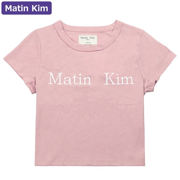 matin kim 半袖Tシャツ ラウンドネック スリム matin kim 半袖Tシャツ ラウンドネック スリム - メルカリ
