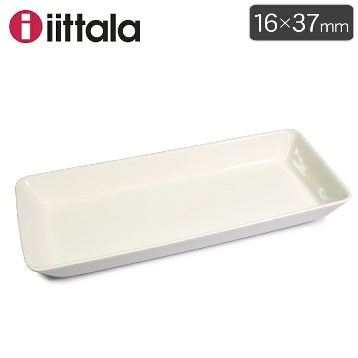 イッタラ IITTALA 陶磁器 ティーマ プラター ロングプレート 1637cm TEEMA PLATTER LONG PLATE 1005927 レディース ディッシュ 皿 キッチン 食器 食洗