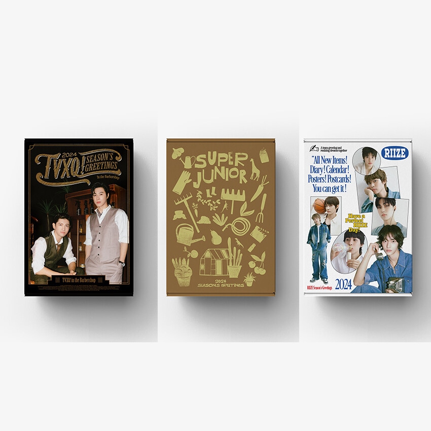 [オンラインショップ特典つき](TVXQ!,SUPER JUNIOR,RIIZE) 2024 SEASONS GREETINGS シーグリ / カレンダー / シーズングリーティング
