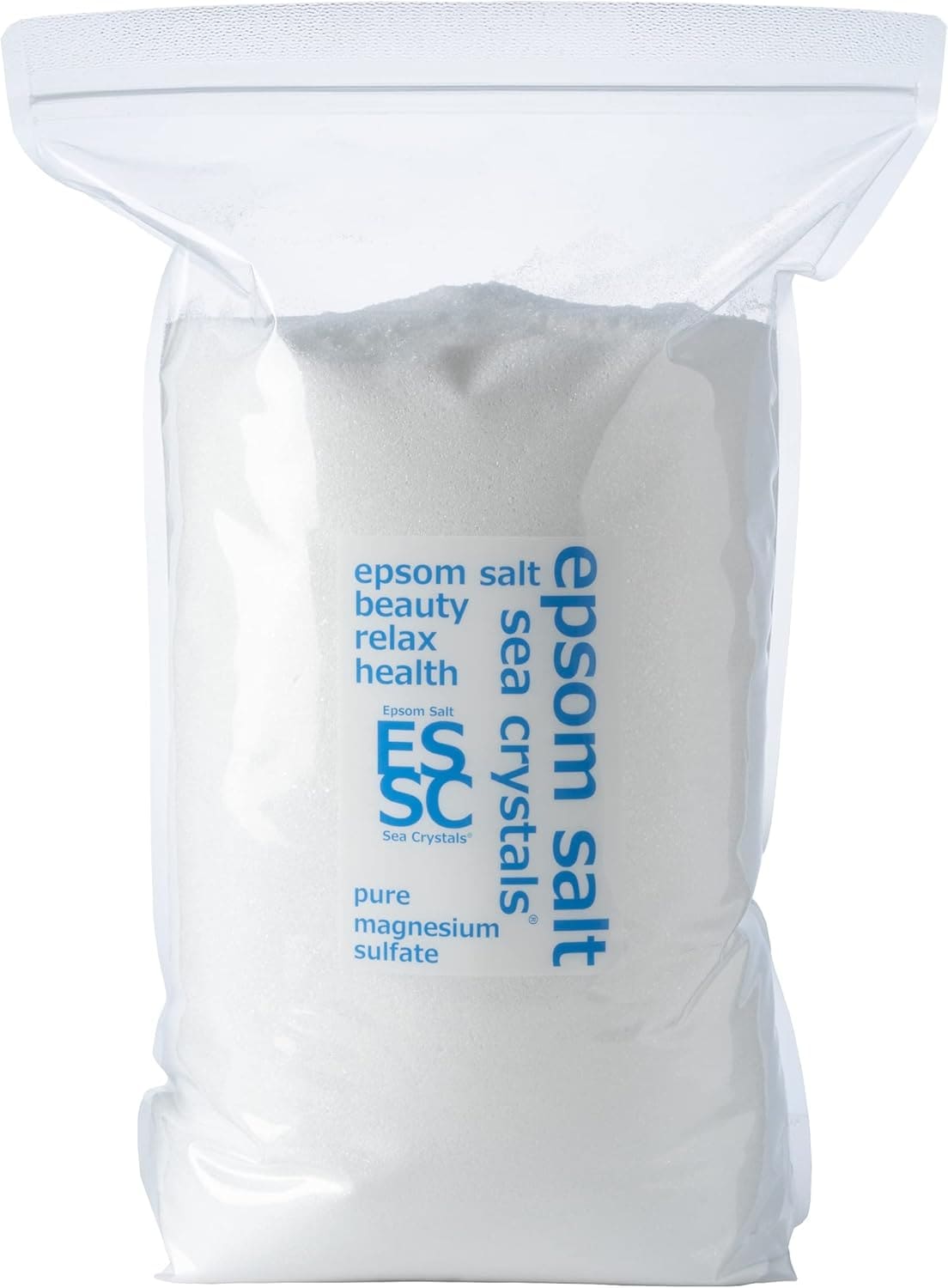 シークリスタルス エプソムソルト 10kg 約66回分 入浴剤 無香料 計量スプーン付 浴用化粧品認定 日本製 岡山県産