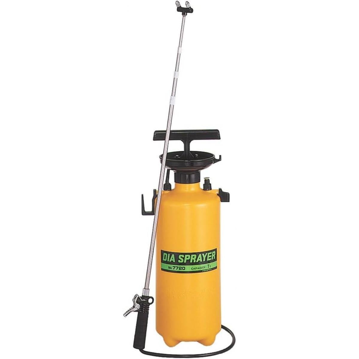 フルプラ ダイヤスプレー No.7720 プレッシャー式 噴霧器 2頭式 伸縮ノズル 4段式 7L用