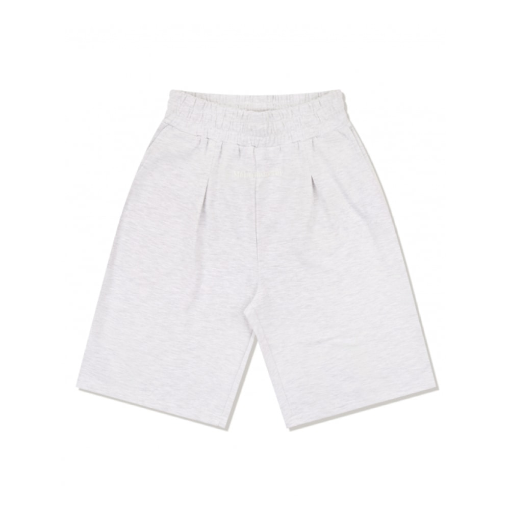 ファビュラスアーカイブユニセックスメゾンワンタックスウェットショーツアッシュグレー (FCE2PT302M)