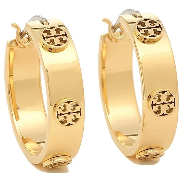 ピアス アクセサリー ミラースタッズ フープ ゴールド レディース 65094 720