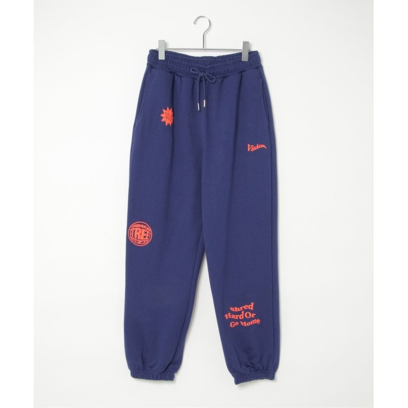 VISION STREET WEAR ビジョンストリートウェア ロゴスウェットパンツ