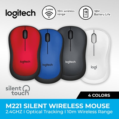 Logitech M221 Silent Wireless Mouse