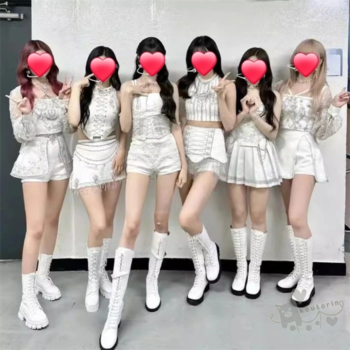 kpop 衣装 ダンス衣装 セットアップ レディース 大人 韓国 アイドル 衣装 白 へそ出し スカート タンクトップ セクシー ショートパンツ ダンス ステージ衣装 長袖 チーム K-pop衣装 ダ