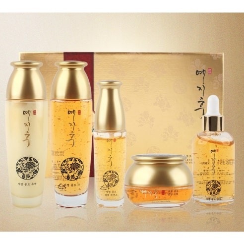 [韓国人気]24KGoldゴールド韓方5種企画セット/スキン150ml+クリーム50g+アンプル50ml+ローション150ml+エッセンス50ml/韓国化粧品/スキンケア/基礎化粧品セット