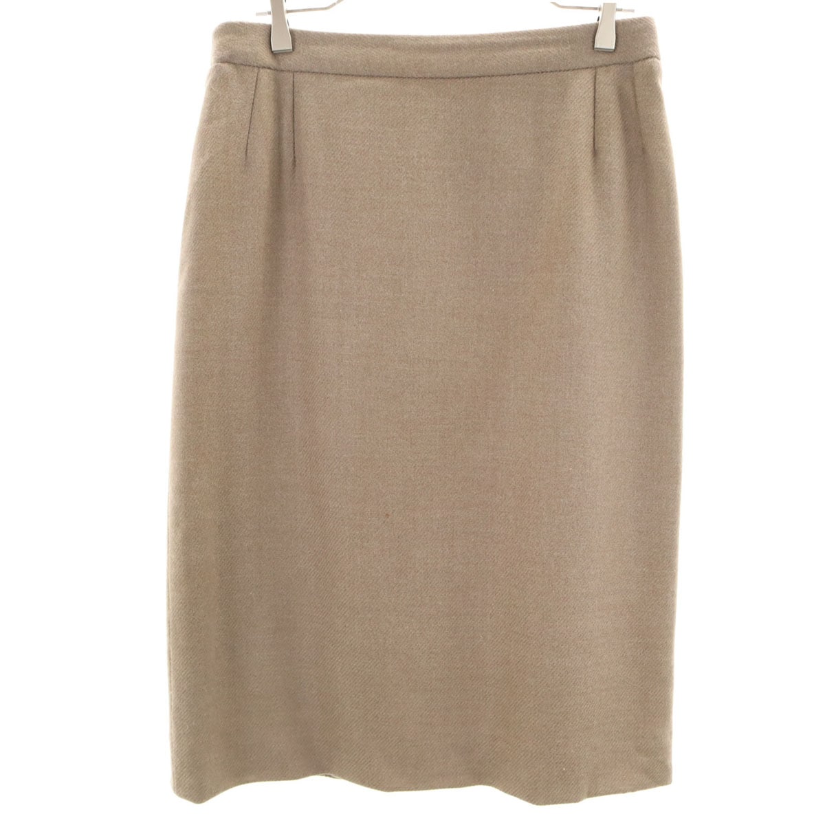 イタリア製 ミモレ丈 タイトスカート 46 ベージュ系 レディース 古着