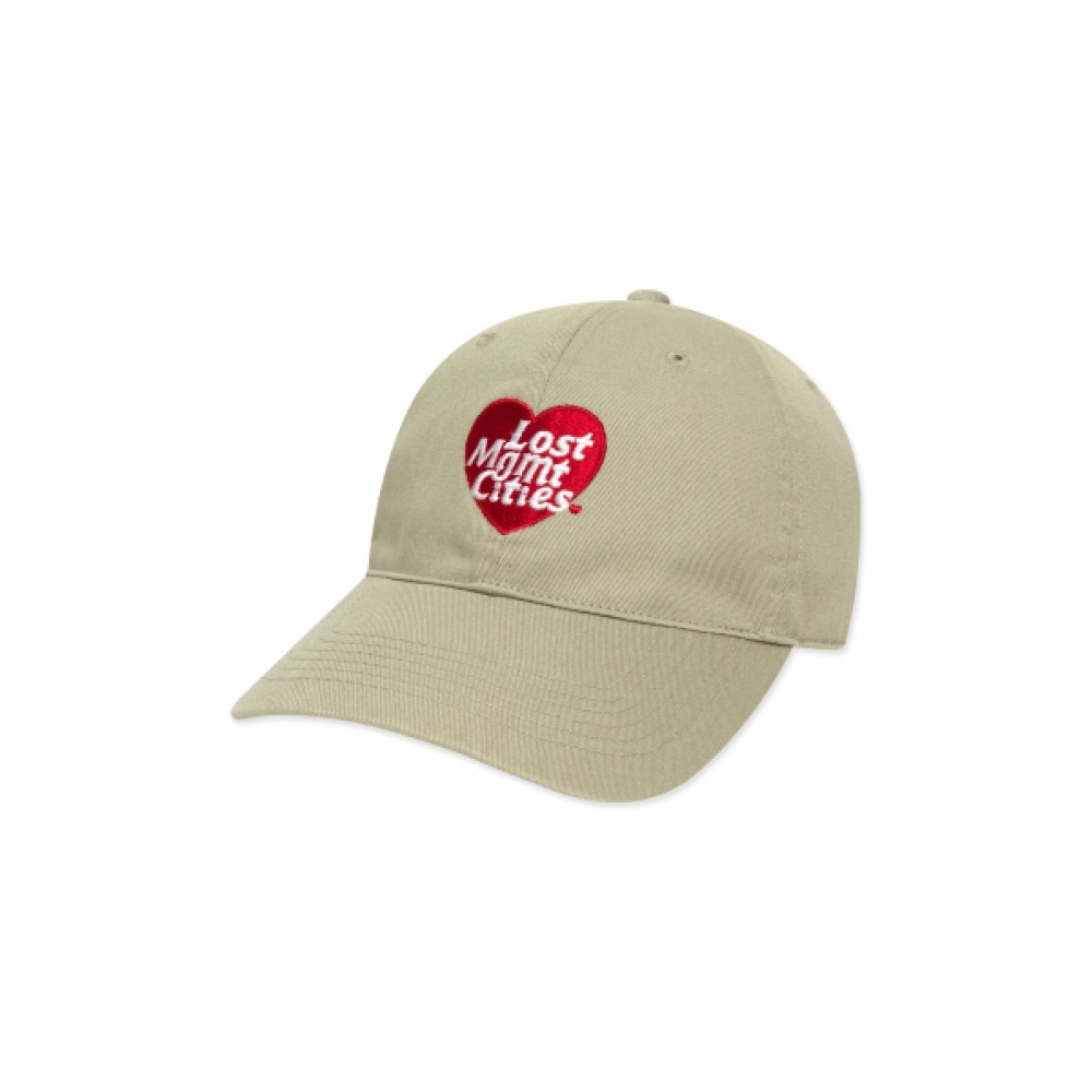 LMC ハートロゴ 6 パネルキャップサンド