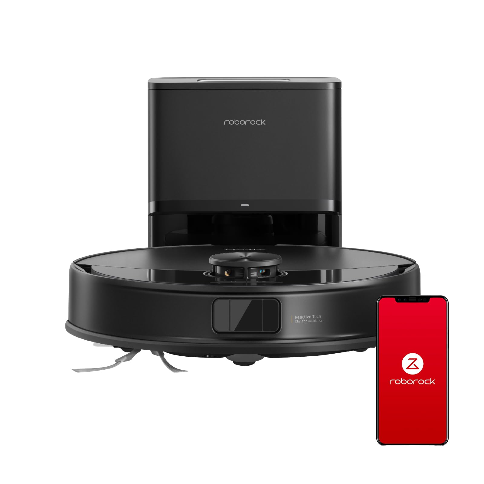 roborock(ロボロック) Q10V+ ロボット掃除機 水拭き両用 10000Pa圧倒的吸引力 【2025高総合力モデル】 お掃除ロボット デュアル毛絡まり防止システム Reactive Tech