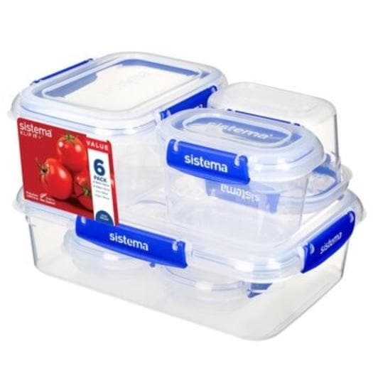 【倉庫直送】システマ クリップイット プラス 保存容器 スターター 6個セット x 2個セット