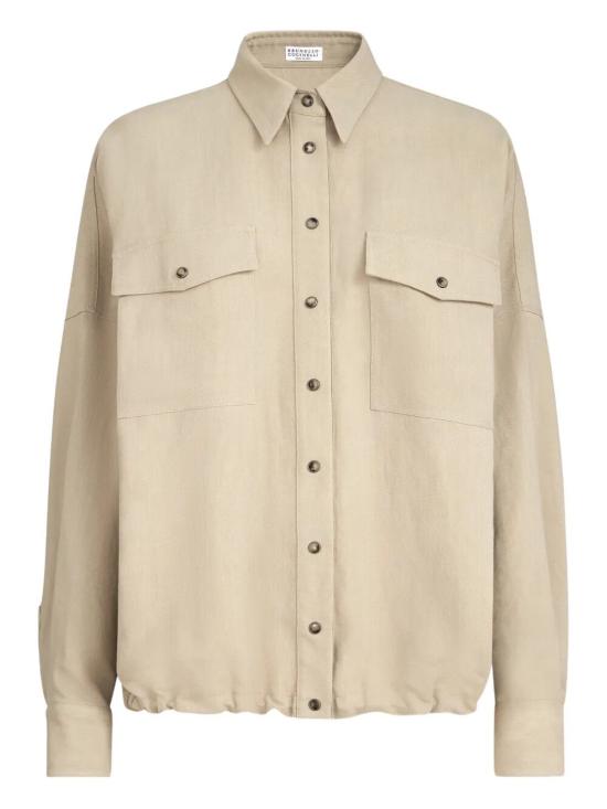 BRUNELLO CUCINELLI Women Shirts MH126NE416 C9195 BEIGE