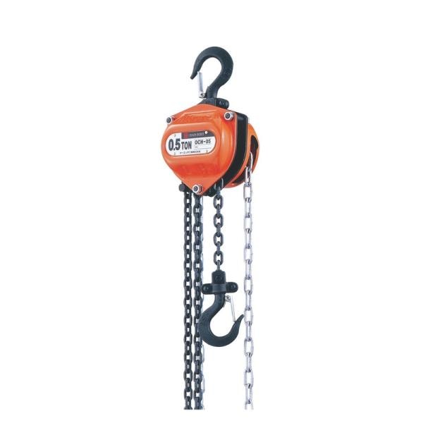 OH チェーンホイスト 0．5トン OCH－05 作業工具 荷締機 スリング チェンブロック