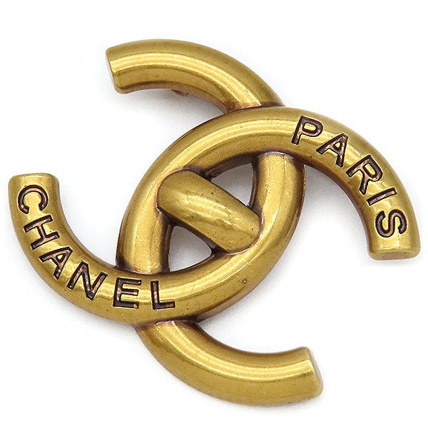 シャネル ブローチ ココマーク ヴィンテージ GP ゴールド ゴールド金具 CHANEL CCマーク メタル 【中古】