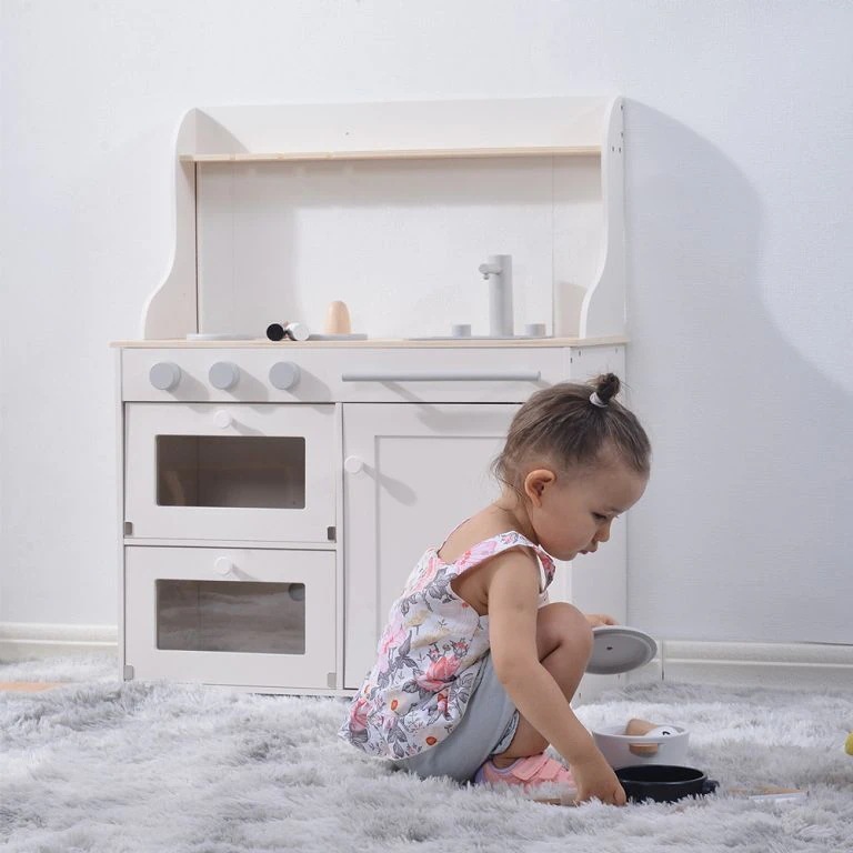 おままごと キッチン 木製 黒板付き 調理器具付き ままごとセット 誕生日 台所 知育玩具 子供用