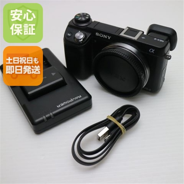 良品NEX-6 ブラック ボディ デジ1 SONY 35