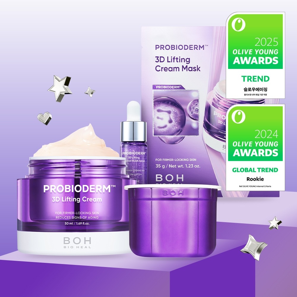 【2025 Olive Young Awards】 バイオヒルボ プロバイオダーム 3D リフティング クリーム 50ml リフィル企画