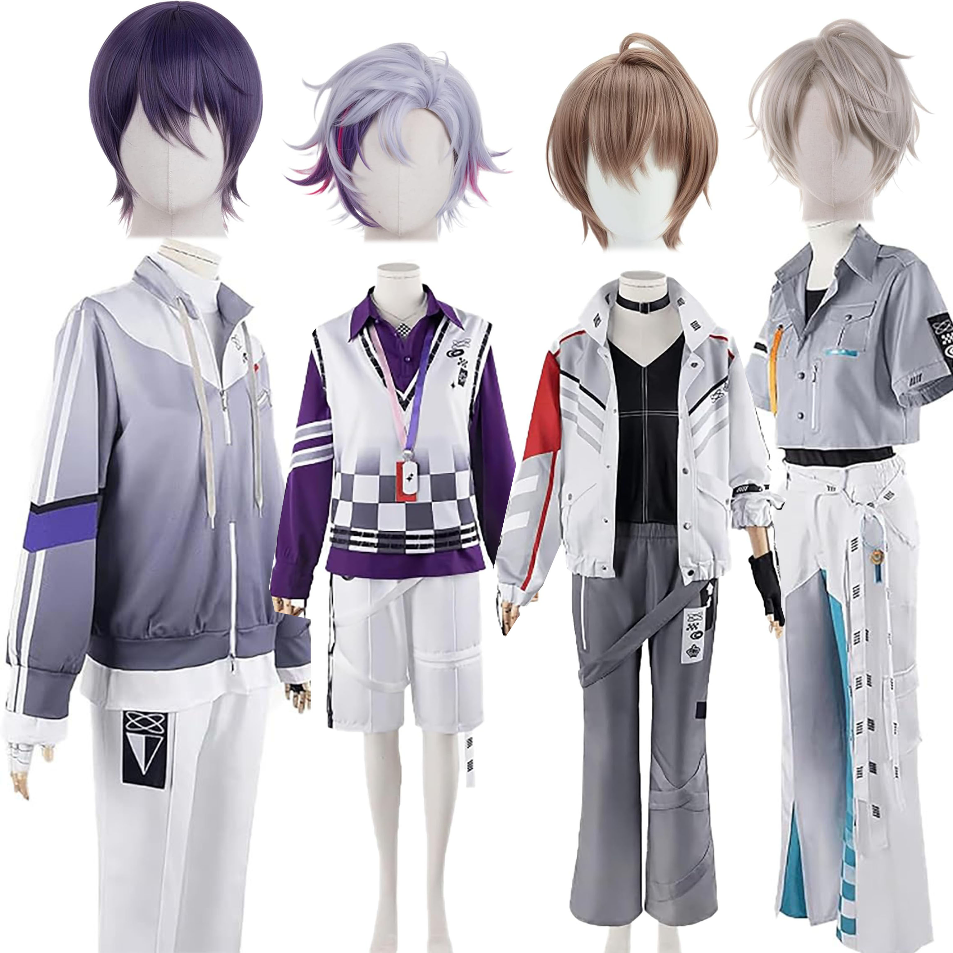 にじさんじ 不破湊 加賀美ハヤト 甲斐田晴 剣持刀也 コスプレ 衣装 ウィッグ 追加可 服 ハロウィン コスプレ衣装 ROF-MAO コスチューム イベント 仮装 文学際 コスプレ衣装 アニメ お祭り