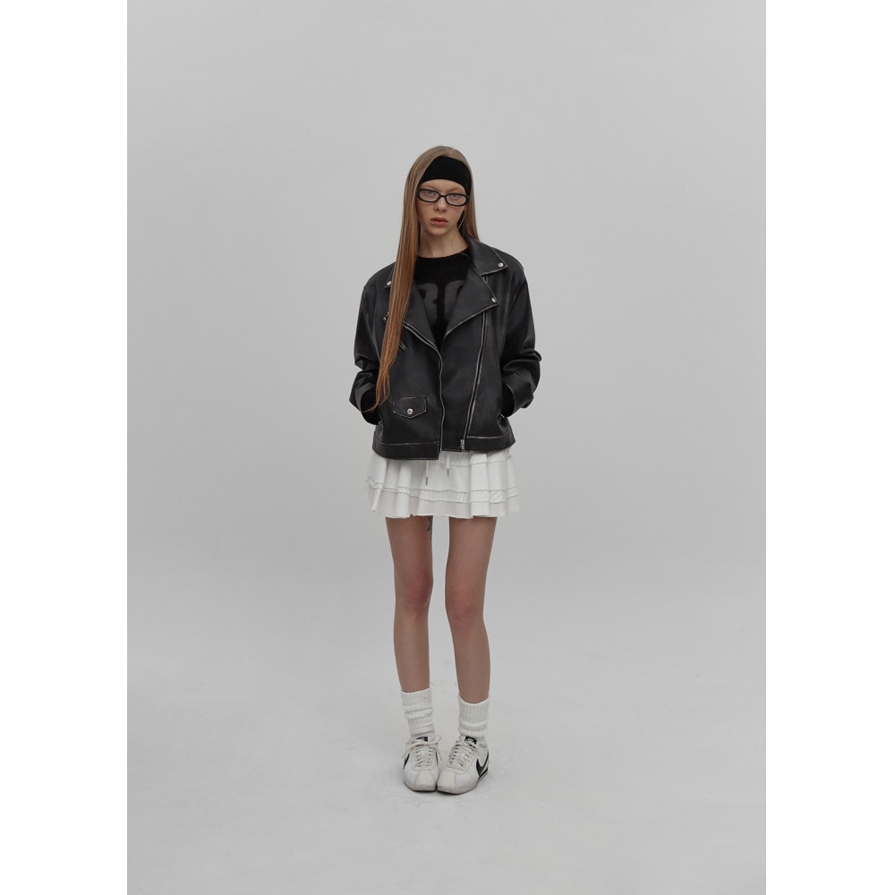 ブラックアップ [ニュースプリング] [製] クルーデルウォッシングライダージャケット