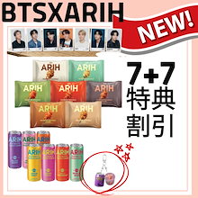 【NEW SET】ARIH コンビニ人気セット モダンヌードル7種 + エナジードリンク7種+ BTSフォトカード7枚付き+キーリング・ポケットティッシュ プレゼント