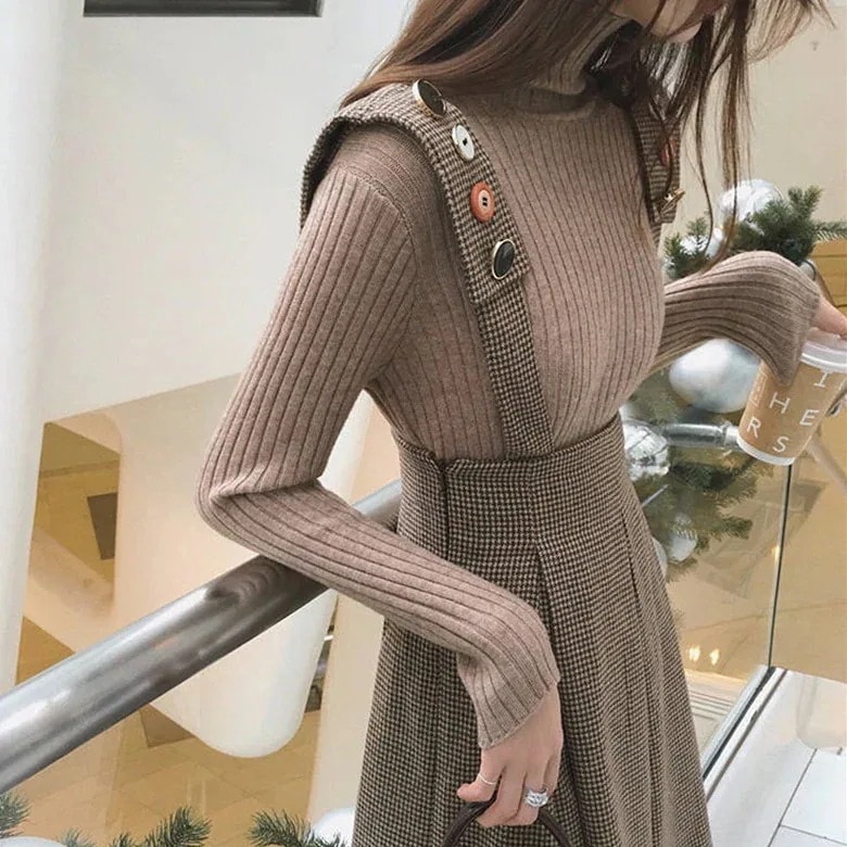 厚手 ストラップのスカート つりスカート 着痩せQDSY107オールインワン30%までに制限 4,889円