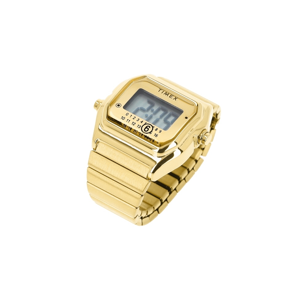 メゾン マルジェラ タイマックスxMM6 デジタル T80 ユニセックス M/L メタルウォッチ