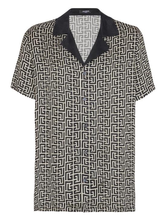 BALMAIN Men Shirts GH1HN133VI36 GXE Black