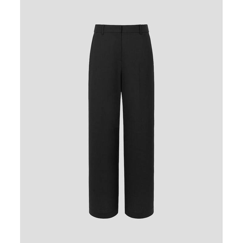 BEANPOLE LADIES ストレートフィット スラックス ブラック (BF6221C295) BF6221C295 406004