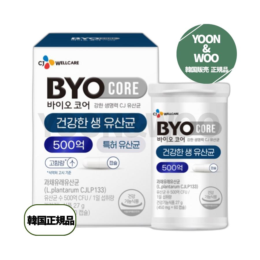 バイオコアCJ 500億健康な生乳酸菌27g 60錠 1個