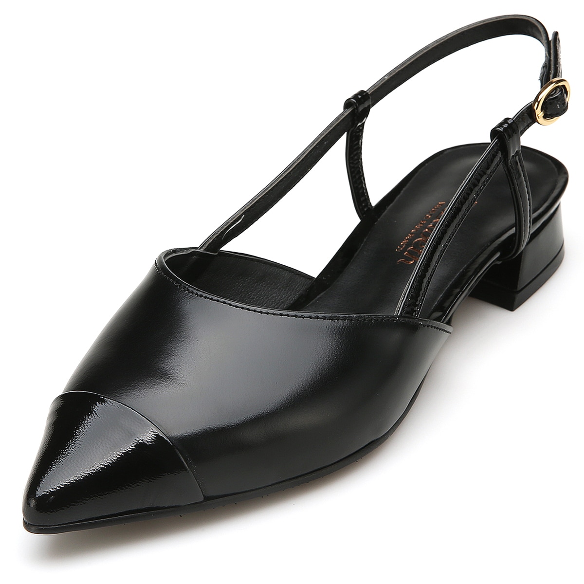 エリザベート 羊革+牛革 ポイント 女性 スリングバック EL231003