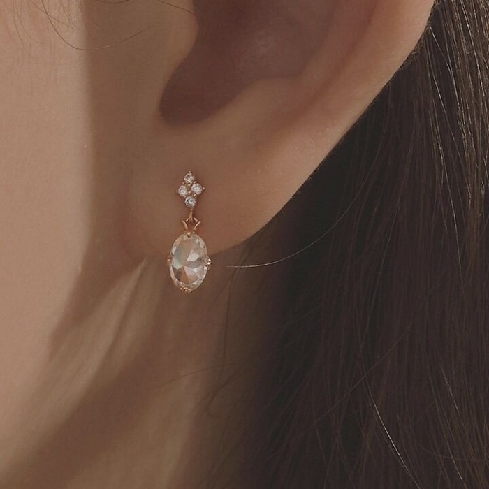 【HYERES LOR】24SS★ H Ribbon Drawn Silver Earrings HYERES LOR】24SS☆ H Ribbon Drawn Silver Earrings