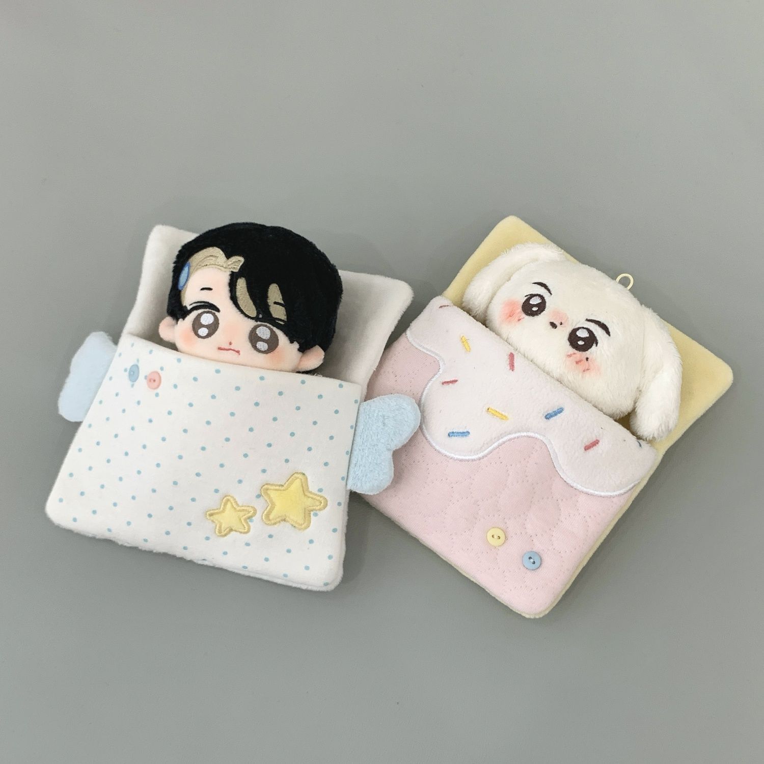 10 センチメートルベビーベッド ぬいぐるみ 寝具 Diy 小さなキルトかわいい人形寝袋を掛けることができます