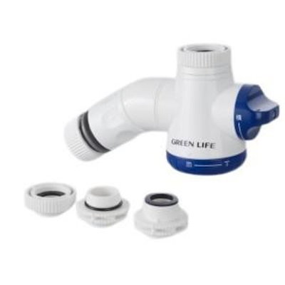 他サイト： グリーンライフ シャワー付蛇口コネクター 混合水栓用(二又タイプ) SJC-03の商品画像