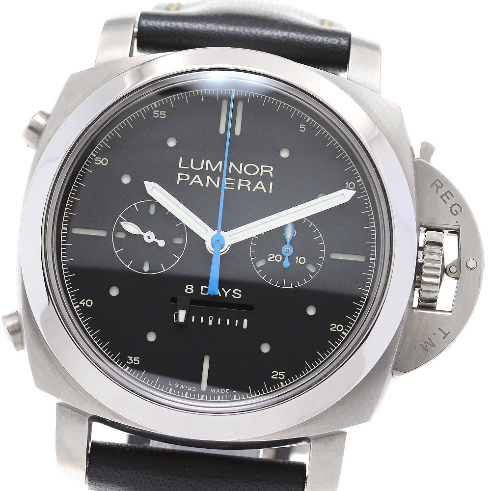 パネライ PANERAI PAM00530 ルミノール 1950 ラトラパンテ 8デイズ チタニオ 手巻き メンズ 保証書付き_840387【中古】