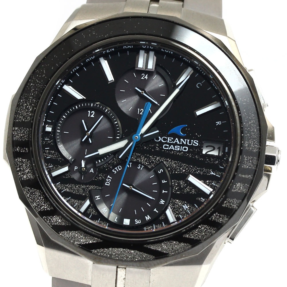 カシオ CASIO OCW-S5000ME-1AJF オシアナス マンタ 蒔絵 1500本限定 ソーラー電波 メンズ 美品 _888320【中古】