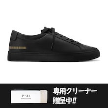P-31 メンズスニーカー　26cm 身長盛7cm ブラックレザー Amazon | [P-31] OVERSOLE BLACK EDITION 7CM スニーカー [22