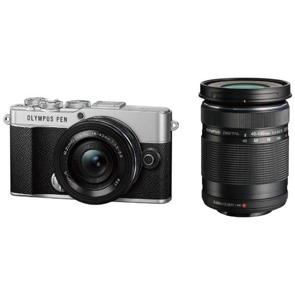 PEN E-P7 EZダブルズームキット　シルバー　4545350055844