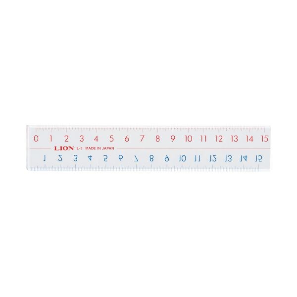 (まとめ)ライオン事務器 ピックアップ定規15cm L-5 1本(×30セット)