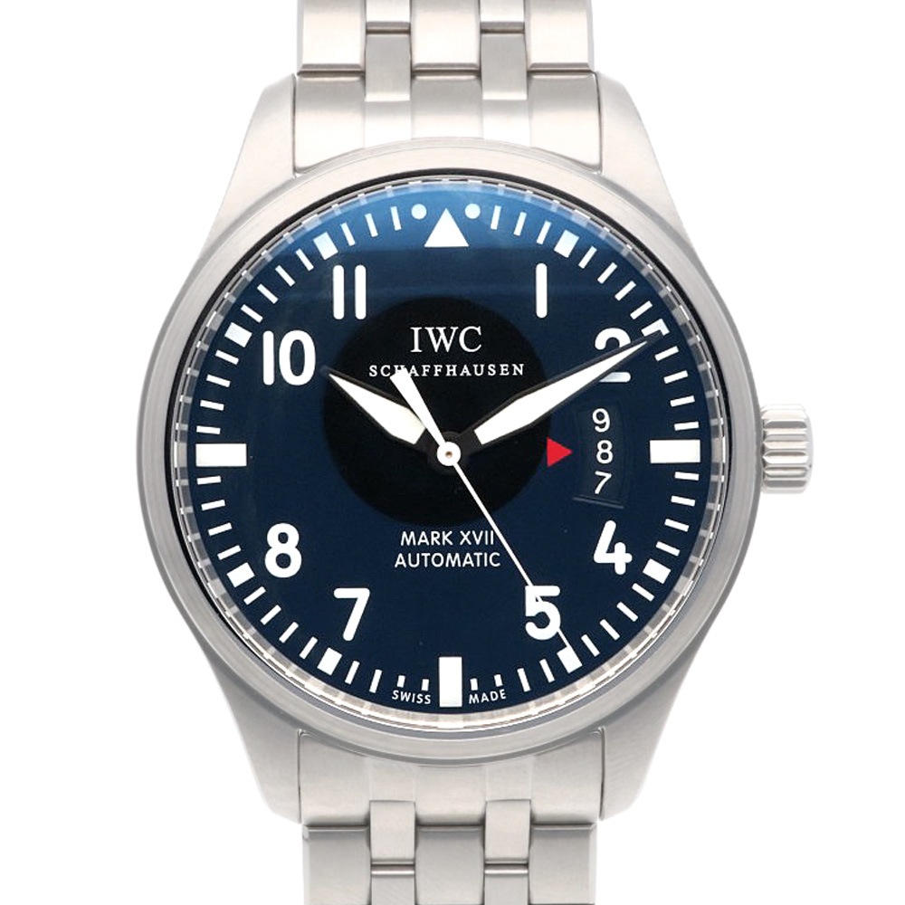 アイダブリューシー シャフハウゼン マークXV 腕時計 ステンレススチール IW326504 自動巻き 1年保証 IWC SCHAFFHAUSEN 中古 美品