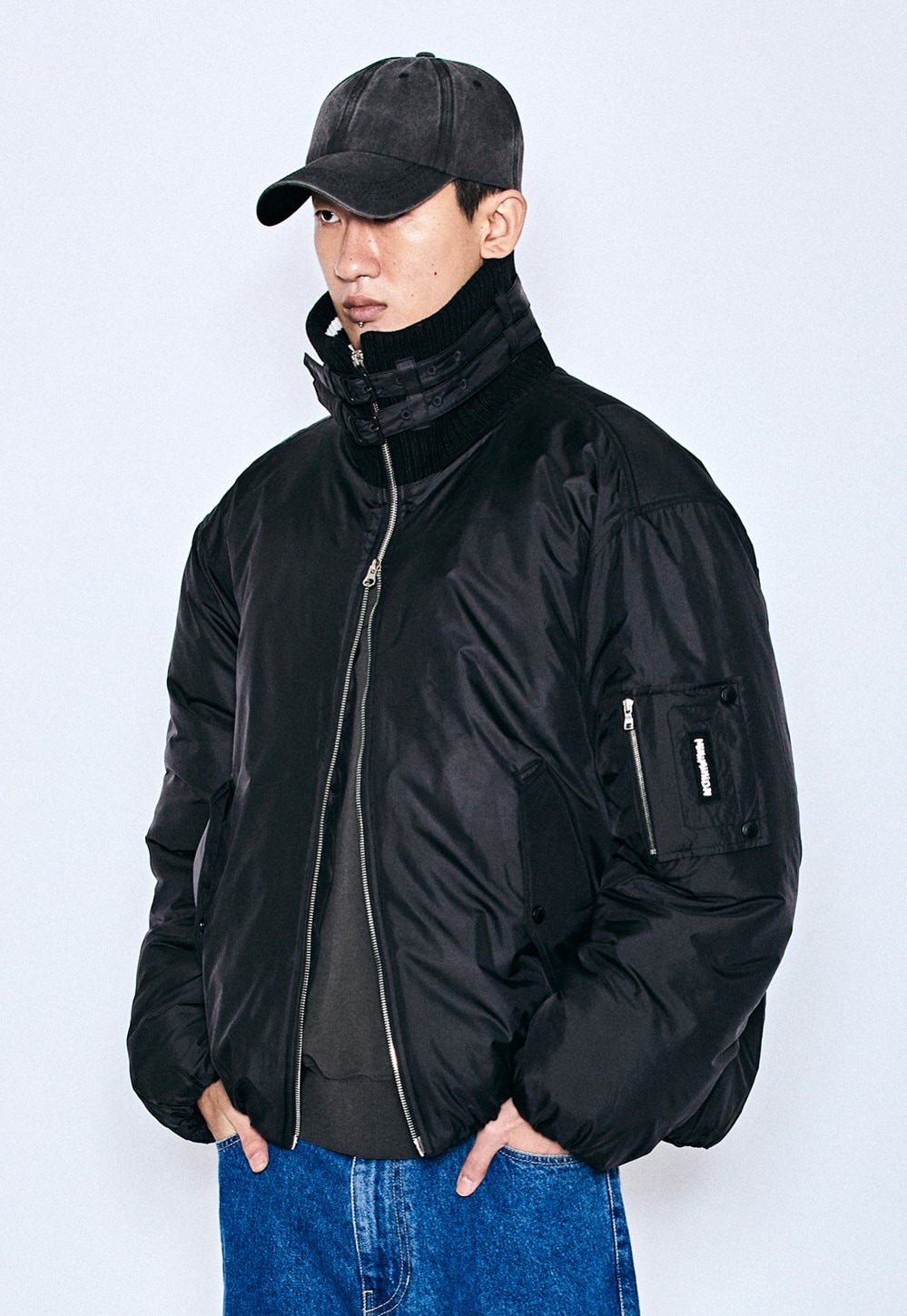 MUDSTONE PUFFER JACKET J12 [M23J12] BLACK