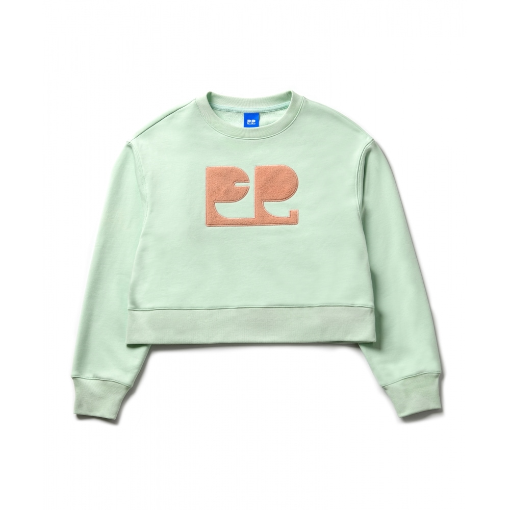 FREI FRロゴクロップスウェットシャツ (ミント)