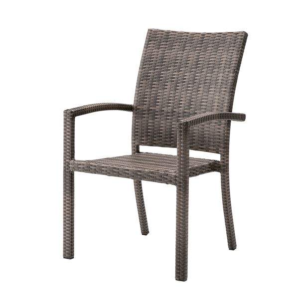 パーソナルチェア リビングチェア 幅58cm 2脚セット ポリエチレン アルミ リビング ダイニング インテリア家具