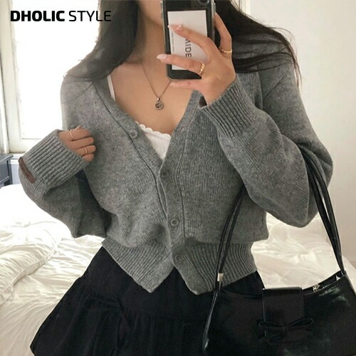 [メガ割りSALE]ルーズなフィットがトレンディなカーディガン