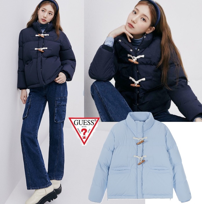 SUZYモデル　韓国発　ダッフルスタイルショートダウン