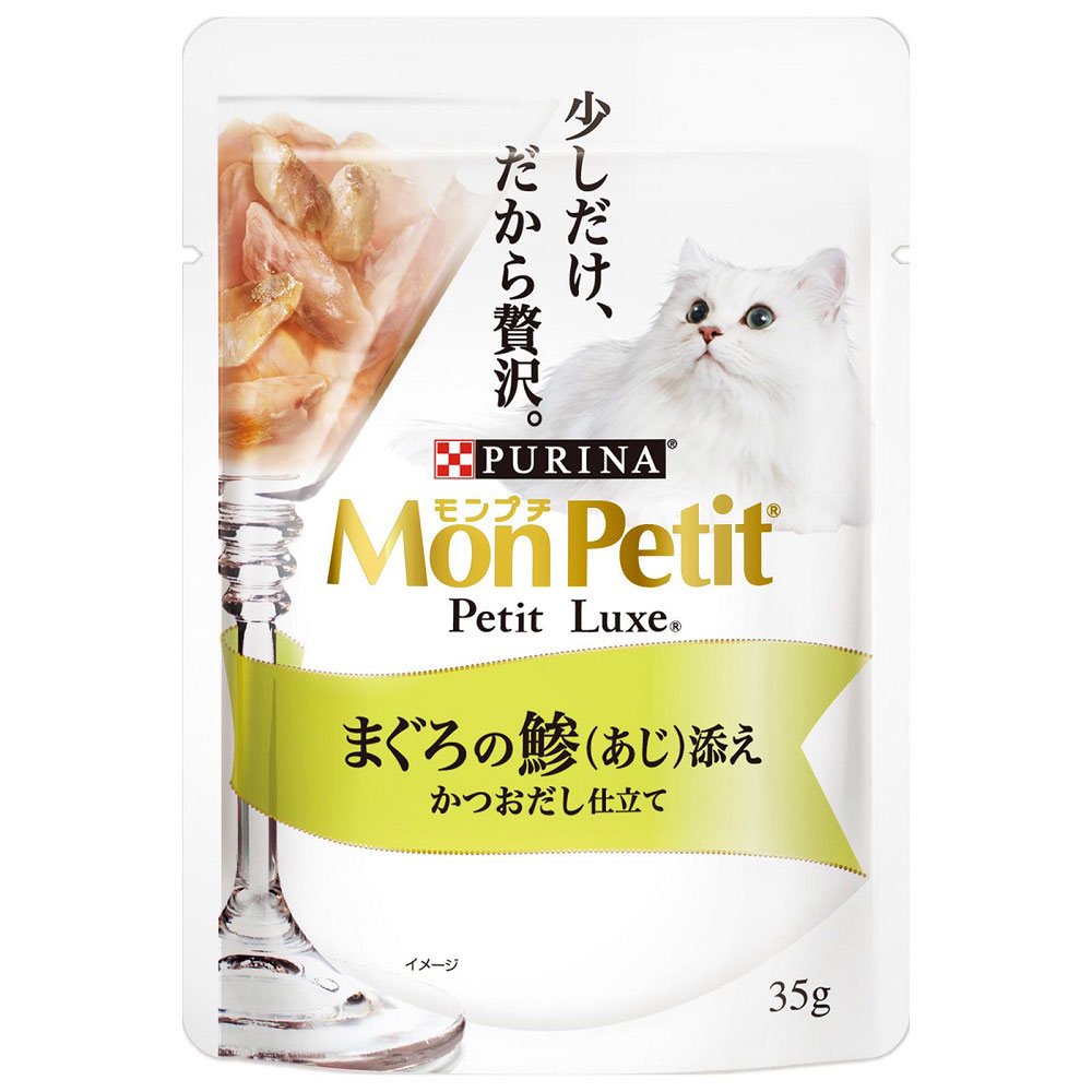 プチリュクス　パウチ　まぐろの鯵添え　３５ｇX４８袋　ＣＲＣ35―20―75―10―51