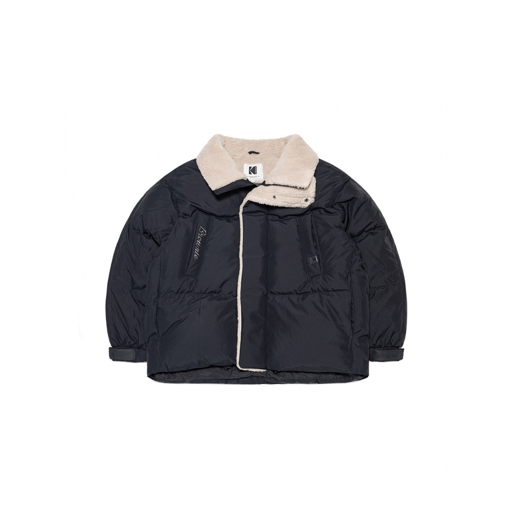 コダックアパレルブラウニーショートダックダウンジャケットブラック（K3423LDJC4BLK）