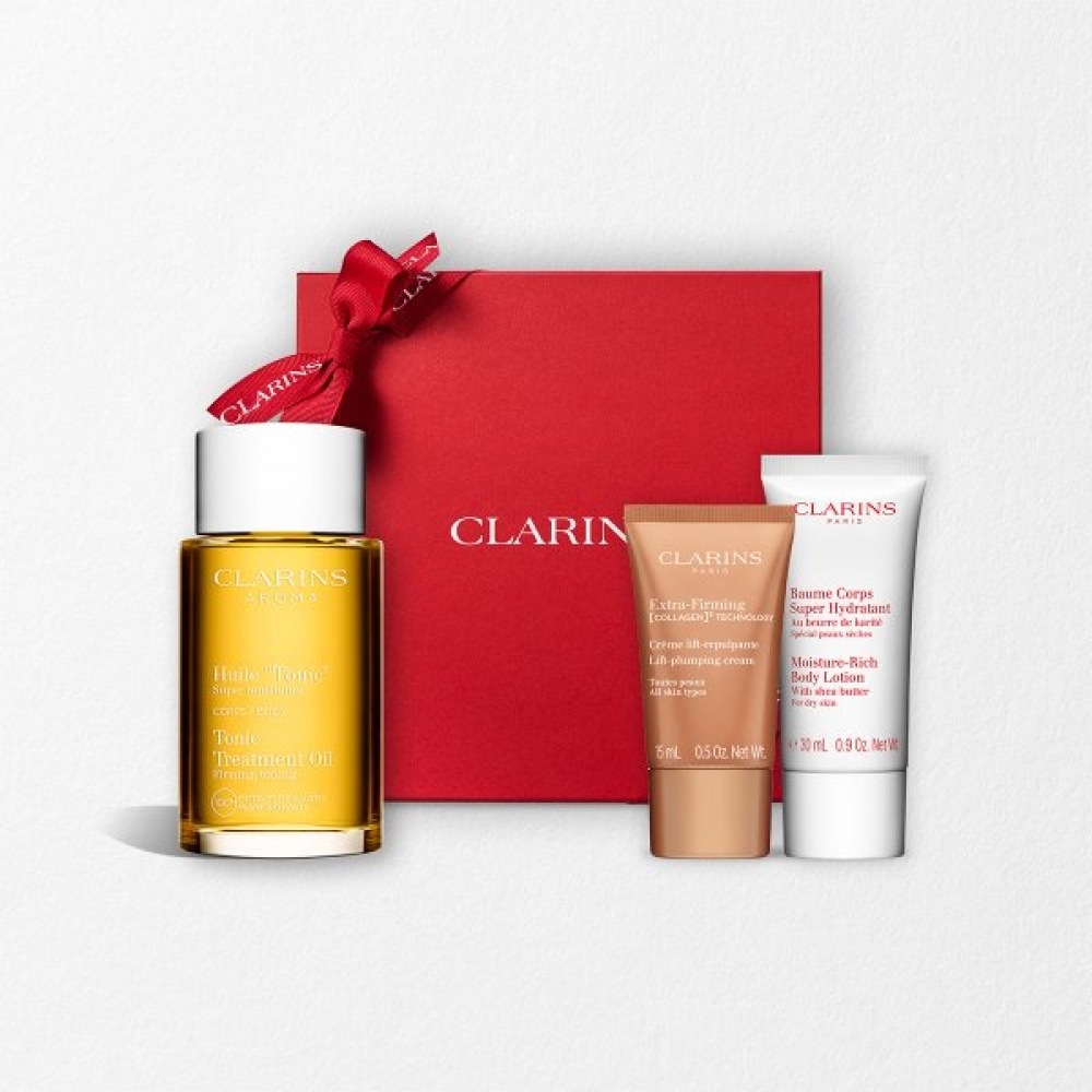 クラランス トニック ボディオイル 100ml + デラックス 2種