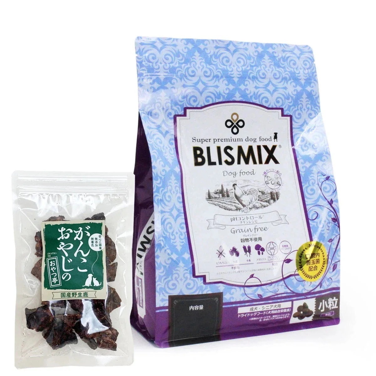 ドッグフード pHコントロール チキンレシピ 小粒 6kg【国産鹿ラング15g付き】